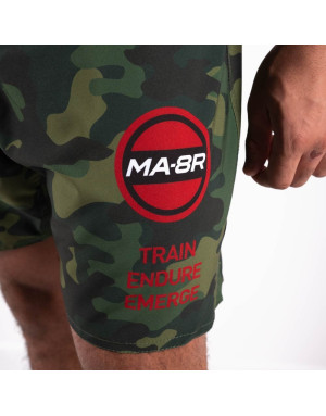 Men’s BOA MMA Shorts MA-8R V5 Green Camo | No-Gi and Grappling | Il Coliseum