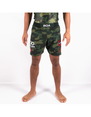 Men’s BOA MMA Shorts MA-8R V5 Green Camo | No-Gi and Grappling | Il Coliseum