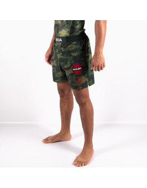 Men’s BOA MMA Shorts MA-8R V5 Green Camo | No-Gi and Grappling | Il Coliseum