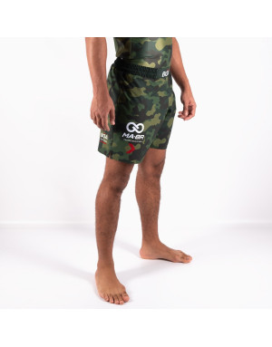 Men’s BOA MMA Shorts MA-8R V5 Green Camo | No-Gi and Grappling | Il Coliseum