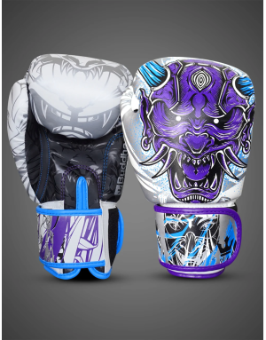 Buddha Luzbel White Boxing Gloves | Muay Thai and Kickboxing | Il Coliseum