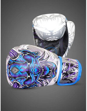 Guantes de Boxeo Buddha Luzbel White | Muay Thai y Kick Boxing | Il Coliseum