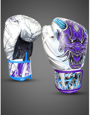 Buddha Luzbel White Boxing Gloves | Muay Thai and Kickboxing | Il Coliseum