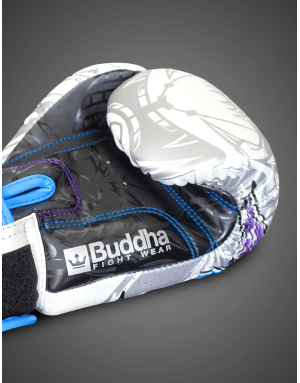 Guantes de Boxeo Buddha Luzbel White | Muay Thai y Kick Boxing | Il Coliseum
