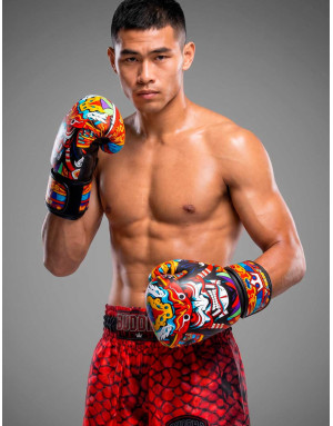 Guantes de Boxeo Buddha Samurai | Muay Thai, Kick Boxing y MMA | Il Coliseum