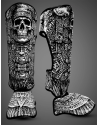 Buddha Mictlán Force Shin Guards | Muay Thai, Kickboxing and MMA | Il Coliseum