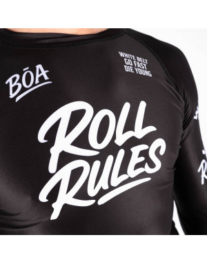 copy of Rashguard Boa Fight Wear Hombre No-Gi Roll Rules Manga Corta
