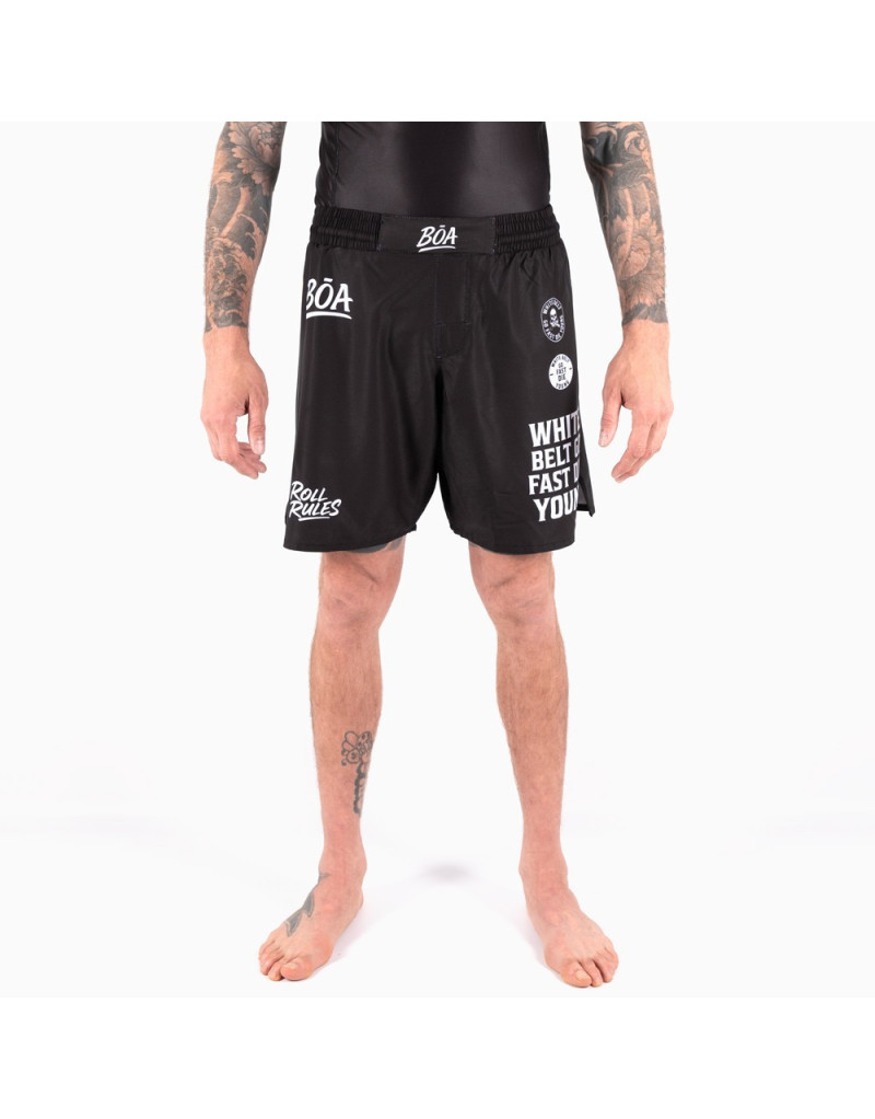Short Grappling BOA MMA  Roll Rules | Pantalon No-Gi con Licra Integrada | Il Coliseum