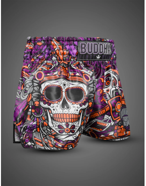 Pantalon Muay Thai Buddha Catrina- Material de Kick Boxing