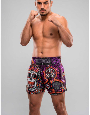 Pantalon Muay Thai Buddha Catrina- Material de Kick Boxing
