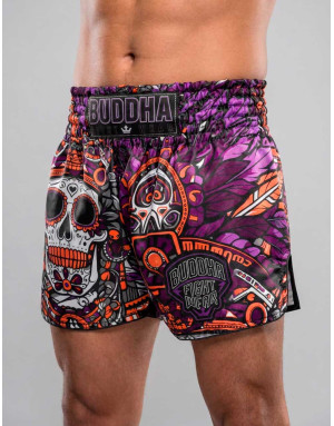Pantalon Muay Thai Buddha Catrina- Material de Kick Boxing