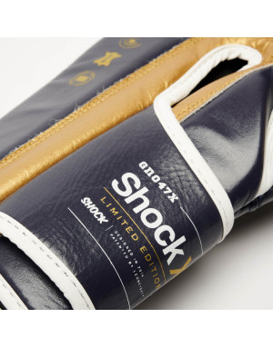 Guantes de Boxeo Leone 1947 Shock X Azul Edición Limitada | Piel Premium y Máxima Protección