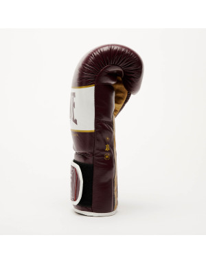Leone 1947 Shock X Bordeaux Limited Edition Boxing Gloves | Premium Leather and High Performance.