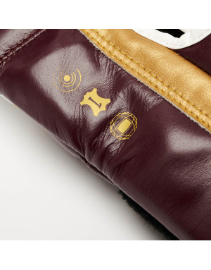 Guantes de Boxeo Leone 1947 Shock X Burdeos Edición Limitada | Piel Premium y Alto Rendimiento