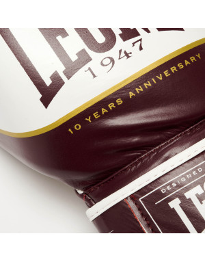 Leone 1947 Shock X Bordeaux Limited Edition Boxing Gloves | Premium Leather and High Performance.