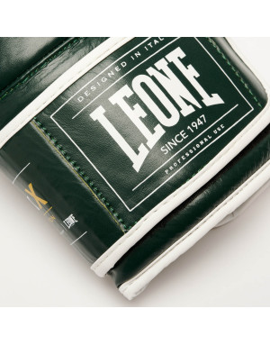 Leone 1947 Shock X Green Limited Edition Boxing Gloves | Premium Leather and Maximum Protection.