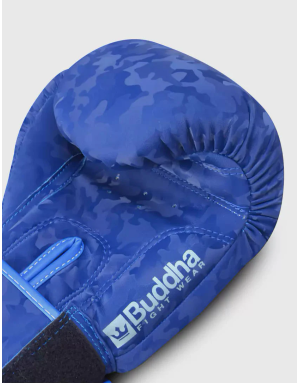 Buddha Army Blue Boxing Gloves. Maximum protection and comfort.