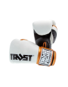 Guante Trust Fight de Boxeo Metalizados Blanco,Negro y Dorado. Para practicar Kick Boxing, fabricados en Tailandia.
