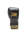 Leone 1947 DNA Black Boxing Gloves | Genuine Leather, No Shock Technology and Premium Design.