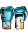 Guantes Metalizados de Boxeo Trust Fight Turquesa, Plata y Dorado . Disponibles en varios colores y en varias Oz.