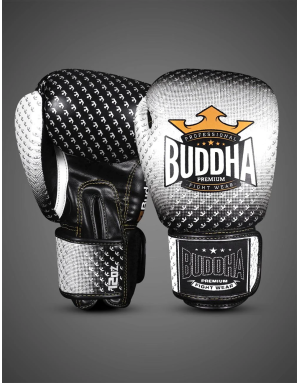 Guantes Buddha Titanium Blancos y Negros. Máxima Protección y Durabilidad.