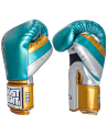 Guantes Metalizados de Boxeo Trust Fight Turquesa, Plata y Dorado . Disponibles en varios colores y en varias Oz.