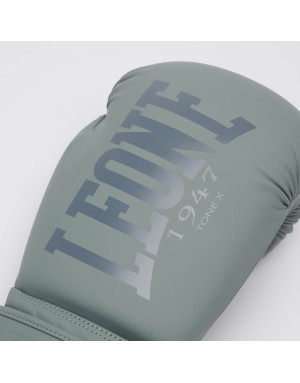 Guantes de Boxeo Leone 1947 Tone X Gris | Diseño Tono sobre Tono, Tecnología NO SHOCK y Confort Ligero para Entrenamiento Diario