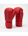 Guantes de Boxeo Leone 1947 Tone X Rojo | Diseño Tono sobre Tono, Tecnología NO SHOCK y Confort Ligero para Boxeo