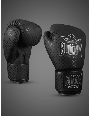 Buddha Titanium Negro Mate. Guantes Sobrios y Resistentes para Boxeo.