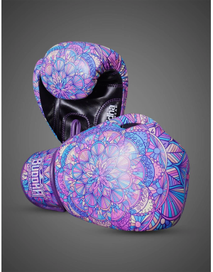 Guantes Buddha Mandala Morado. Rendimiento Profesional con Protección GS-3.