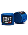 Vendas de Boxeo Leone 1947 2,5 m Azules | Algodón Semielástico para Manos Pequeñas, Protección de Muñecas e Infantiles
