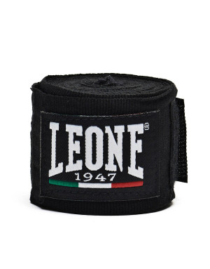 Leone 1947 Boxing Bandages, 2.5m, Black | Il Coliseum