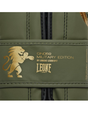Guantes de Boxeo Leone 1947 IDOL Verde Militar | PU Ligero NO SHOCK para Boxeo, Kick Boxing y Muay Thai