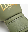 Guantes de Boxeo Leone 1947 IDOL Verde Militar | PU Ligero NO SHOCK para Boxeo, Kick Boxing y Muay Thai