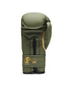 Guantes de Boxeo Leone 1947 IDOL Verde Militar | PU Ligero NO SHOCK para Boxeo, Kick Boxing y Muay Thai
