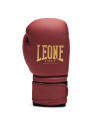 Leone 1947 IDOL Burgundy Muay Thai Gloves | Lightweight PU with NO SHOCK for Boxing, Kickboxing and K1