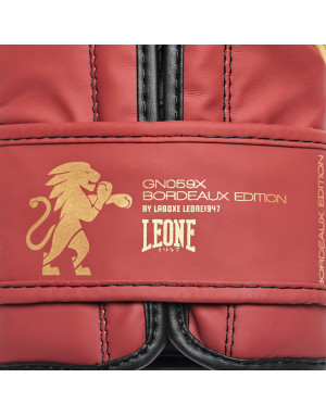 Guantes Muay Thai Leone 1947 IDOL Burdeos | PU Ligero con NO SHOCK para Boxeo, Kick Boxing y K1
