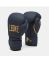 Guantes Boxeo Leone 1947 IDOL Azul Marino | PU Ligero con NO SHOCK para Muay Thai, Kick Boxing y Sparring