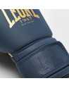 Guantes Boxeo Leone 1947 IDOL Azul Marino | PU Ligero con NO SHOCK para Muay Thai, Kick Boxing y Sparring