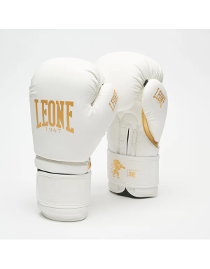 Leone 1947 IDOL White Boxing Gloves | Lightweight PU with NO SHOCK, 10 oz, Women's, Kickboxing, Muay Thai and Sparring