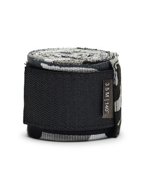 Leone 1947 Camouflage Grey Boxing Bandages, 3.5 m | Semi-elastic cotton, hand and wrist protection