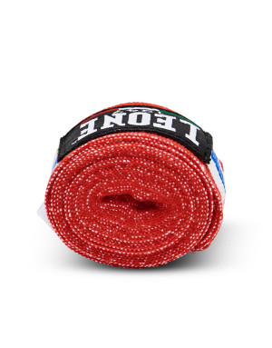 Vendas de Boxeo Leone 1947 3,5 m Bandera de Tailandia | Muay Thai y Deportes de Contacto Algodón Semi-elástico con Velcro