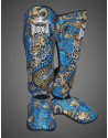 Espinilleras Buddha Dragon Azules | Muay Thai, Kick Boxing y MMA