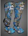 Espinilleras Buddha Dragon Azules | Muay Thai, Kick Boxing y MMA