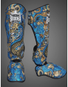 Espinilleras Buddha Dragon Azules | Muay Thai, Kick Boxing y MMA