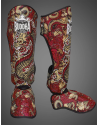 Red Buddha Dragon Shin Guards | Muay Thai, Kickboxing and MMA