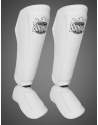 Espinilleras Buddha Epic Blancas para MMA y Muay Thai - Protege y Entrena con Estilo