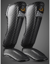 Buddha Titanium Black Shin Guards for MMA and Muay Thai – Train Safely and in Style