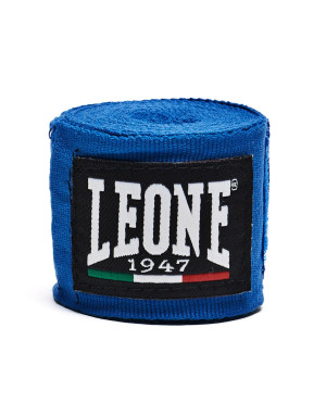 Leone 1947 Blue Boxing Wraps, 3.5 m | Semi-elastic protection for boxing, Muay Thai and MMA | Match your boxing gloves