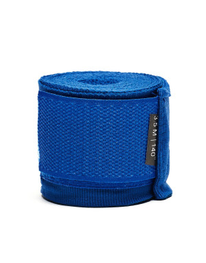 Leone 1947 Blue Boxing Wraps, 3.5 m | Semi-elastic protection for boxing, Muay Thai and MMA | Match your boxing gloves